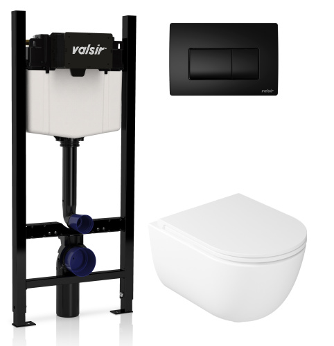 Комплект унитаза с инсталляцией VALSIR KIT VSBM 7334 Slim